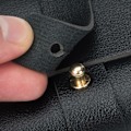 Miniatyrbillede 6 af 6: Tynd briller sag i pu læder sort sort
