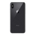 Pikkukuva 1 / 2: iPhone XS Max hiilikuituvinyyli ihon kääre takaisin läpinäkyvä