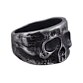 Miniatyrbillede 1 af 5: Skull Ring Sort 9