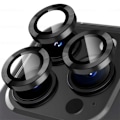 Miniatyrbillede 1 af 2: iPhone 14 Pro/Pro Max Kamerabeskyttelse Sort sort