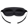 Miniatyrbild 8 av 9: 3-pack Sovmask Skön 3D Foam Ögonmask för Flyg Resor svart one size
