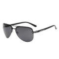 Miniatyrbillede 1 af 3: Moderne sorte pilotbriller Aviator solbriller sort