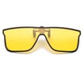 Sport Clip On Solglasögon Flip Up Night Vision gul