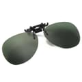 Clip-on Aviator Sunglasses Pilot Glasses Green grønn