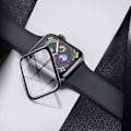 Miniatyrbillede 9 af 10: Apple Watch 1/2/3 42mm skærmbeskyttelse [2-pack] 3D Curve Display Protection sort