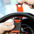 Miniatyrbillede 6 af 11: Universal Mobile Holder til Car Ratt Cykel Motorcykel Moped Styre sort