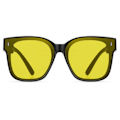 Miniatyrbillede 4 af 4: Foldbare Suncovers Solbriller Over Glasses Night Vision sort