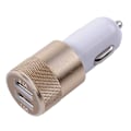 Miniatyrbillede 2 af 2: Universal bil oplader med dobbelt USB 3.1A guld