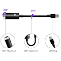 Pikkukuva 6 / 8: Galaxy Projector LED Dispack for Car USB lila