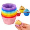 Silikonformer til Muffins & Cupcakes – 12-pakke Gjenbrukbare Bakeformer