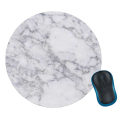 Miniatyrbillede 1 af 2: Soft Round Mouse Pad med Print White Marble 20cm hvid