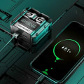 Pikkukuva 4 / 8: Bullet TWS -kuulokkeet Powerbankilla - Bluetooth Stereo In-Ear USB-C Musta musta