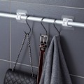 Miniatyrbild 2 av 7: 2-Pack Självhäftande Gardinstångshållare Hållare för Stång transparent