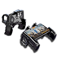 Miniatyrbillede 2 af 2: Smartphone GamePad PUBG Håndkontrol til mobiltelefon sort