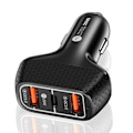 Pikkukuva 1 / 10: Autolaturi 3 USB SuperSnab 20W PD Quick Charge 3.0 musta