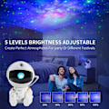 Pikkukuva 8 / 10: Astronaut Night Lamp Galaxy -projektori - Star-projektori kaukosäätimellä valkoinen