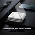 Miniatyrbilde 2 av 9: Sammenleggbar trådløs mobillader 3-i-1 Magsafe Hvit hvit