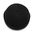 Miniatyrbillede 4 af 5: Miki Hat Cap Rolled Screen Hat Beanie Docker Sotmössa - Sort sort