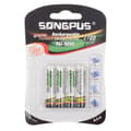 4-Pack Uppladdningsbara AAA-Batterier 2700mAh