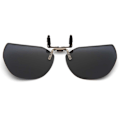 Miniatyrbillede 2 af 6: Flip-Up Clip-On solbriller Metal Mirrored Silvera sølv