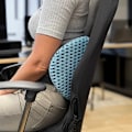 Miniatyrbilde 10 av 10: Ortopedisk korsryggpute i Memory Foam | Ergonomisk ryggpute blå