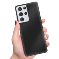 Miniatyrbillede 2 af 5: Tynd sort galakse S21 Ultra Shell Mobile Shell 1mm TPU sort