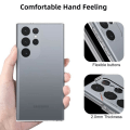 Miniatyrbild 3 av 10: Galaxy S23 Ultra Genomskinligt Skal Tunt Transparent transparent