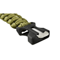 Pikkukuva 5 / 9: Paracord Survival Rannekoru sytyttimellä ja kompassilla 5-in-1 Green