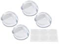 Silikonskydd för hörn - 4-pack Hörnskydd transparent