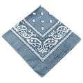 Bandana Scarf Sjal Snusnäsduk Paisleymönster Grå grå