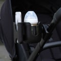 Miniatyrbillede 4 af 10: Klapvognsholder til mobil og flaske - Mobilholder flaskeholder klapvogn sort