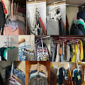 Miniatyrbilde 9 av 10: Multi Hangers for garderobe - klær kleshengere for ekstra plass grå