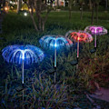 Pikkukuva 4 / 9: 2-pakkainen Avatar-aurinkolamppu RGB-meduusa-meduusa-puutarhavalaistus maastoon musta