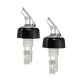 2-pack Measure Pourer 20ml Måttande Hällpip Droppkork Flaskpip svart