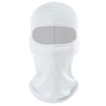 Miniatyrbild 1 av 2: Tunn Vit Balaclava Skidmask Rånarluva 1 Hål vit