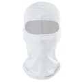 Tunn Vit Balaclava Skidmask Rånarluva 1 Hål vit