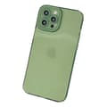 iPhone 12 Pro Max Tunt Grönt Genomskinligt Skal Transparent transparent