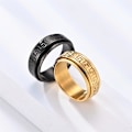 Miniatyrbilde 4 av 4: Elegant mønstret ring i gull 9