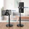 Miniatyrbillede 3 af 8: Tiktok Live Stream Mobile Stand - Holder / Set til mobil sort