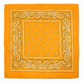 Pikkukuva 2 / 4: Bandana huivi huivi nuuska kangas paisley kuvio vaalea oranssi oranssi