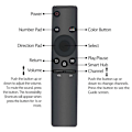 Pikkukuva 8 / 8: Kauko -ohjain Samsung Smart TV - Universal Compensation Control Control musta
