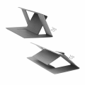 Miniatyrbillede 4 af 6: Adhesive Laptop Site - Bærbar Ergonomisk Laptop Stand sort