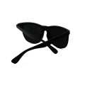 Miniatyrbillede 3 af 3: Sorte solbriller store Wayfarer Gold Mirror Glass sort
