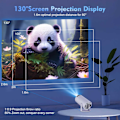 Pikkukuva 2 / 8: Projektori Android 11 HY300 Pro Smart 4k Wifi valkoinen