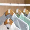 Miniatyrbild 2 av 10: 10-pack Klädhängare - Anslutningskrok - Organizer Vit vit