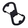 Miniatyrbillede 1 af 5: Nøglering Carabiner Carbines med CapSome Opener Black sort