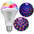 Pyörivä Disco RGB E27 LED-lamppu monivärinen