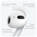 Miniatyrbild 4 av 7: AirPods 3 Öronkrokar - Silikon Earhooks Svart svart