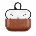 Miniatyrbild 1 av 6: Apple AirPods 3 Väska Fodral Skyddsfodral Skinn Läder Brun brun