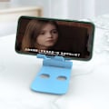Miniatyrbilde 8 av 9: Sammenleggbart mobilstativ - sett for mobil, iPad, nettbrett svart svart